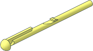 Bar  1 x  8 with Round End