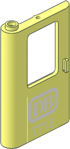 Train Door  1 x  4 x  5 Left with Sticker DB 7715