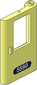Train Door  1 x  4 x  5 Right with "5590" Sticker