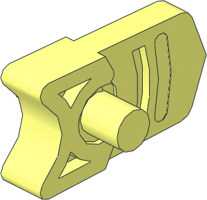 Minifig Gun Shooting Blaster Trigger