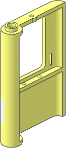 Train Door  1 x  4 x  5 Right White Stripe w Sticker DB 7745