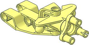 Technic Steering Arm With 2 Ball Joints (Complete)