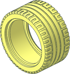 Tyre 28/ 23 x 43 ZR Street