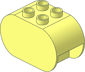Duplo Brick  2 x  4 x  2 with Rounded Ends