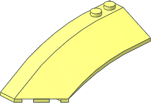 =Slope Brick Round  3 x  8 x  2 Left