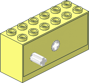 Motor Windup  2 x  6 x  2.333 with 1L Milky_White Axle (Complete)