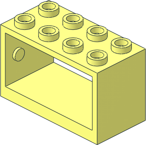 Hose Reel  2 x  4 x  2 Holder with Hollow Studs