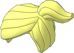 Minifig Hair Ponytail Off-centre