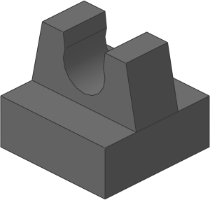 ~_Tile  1 x  1 with Clip Dark Bluish Grey (Obsolete)