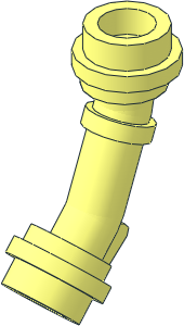 Minifig Lightsaber Hilt with Bend