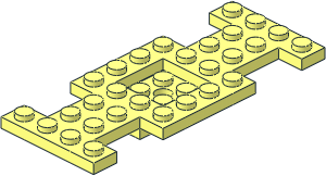 Car Base  4 x 10 x  0.667 with  2 x  2 Center Closed