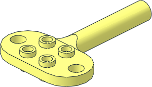 Key for Motor Wind-Up  4 x 10 x  3