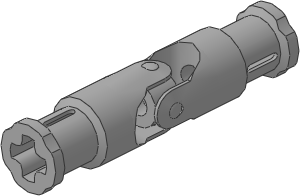 ~_Technic Universal Joint (Complete) Light Bluish Grey (Obsolete)