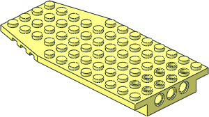 Wing  6 x 12 with Technic Brick