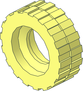 =Tyre  6.4/ 75 x  8 Shallow Offset Tread