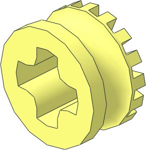 Technic Bush  1/2 Type 1