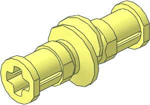 Technic Worm Gear 3L with Bush Ends