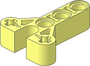 Technic Beam  4 x  3 Liftarm Triangle