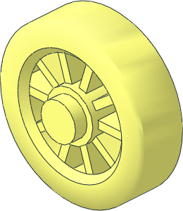 ~Wheel  6 x 20 with 10 Spokes