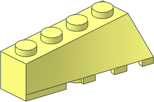 Wedge  4 x  2 Sloped Left