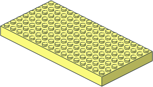 Brick  8 x 16 with Reinforced Underside