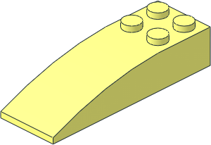 Slope Brick Curved  6 x  2