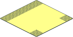 Baseplate 32 x 32 Road 6-Stud T-Junction