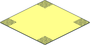Baseplate 32 x 32 Road 6-Stud Crossroads