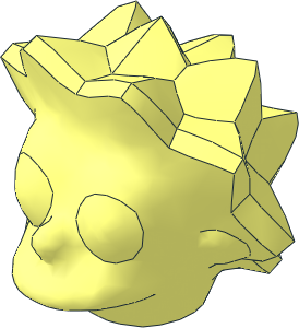 Minifig Head Simpsons Lisa Simpson