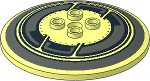 Dish  6 x  6 Inverted Hollow Studs with SW AT-AT Pattern