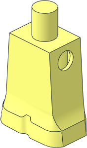 Minifig Baby Body with Bodysuit