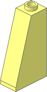 Slope Brick 75  2 x  1 x  3 with Open Stud