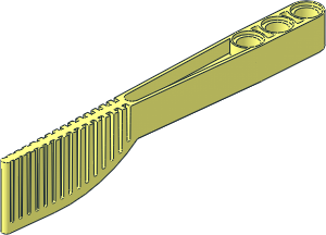 Technic Track System Gate 11 x  2 with Three Holes and Paddle