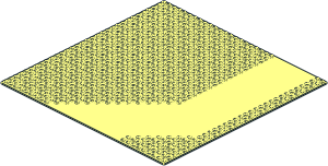 Baseplate 32 x 32 Road 9-Stud Driveway