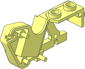 ~Bike  2 Wheel Motorcycle Frame  3 x  6 x  3 - Right Side