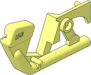~Bike  2 Wheel Motorcycle Frame  3 x  6 x  3 - Left Side