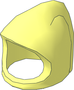 Minifig Hood Medieval Cowl