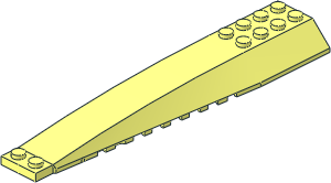 Wedge  4 x 16 Triple Curved