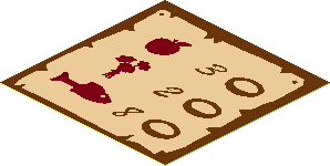 Sticker  1.8 x  1.8 with Goods and Prices