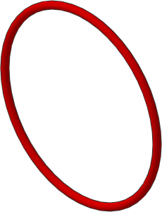 ~_Train Wheel Large Traction Band Red (Obsolete)