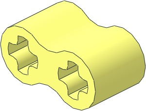 Technic Axle Joiner Double Flexible