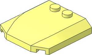 Wedge  4 x  4 x  0.667 Curved