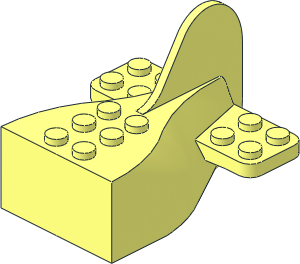 Brick  2 x  4 x  2 with Tail