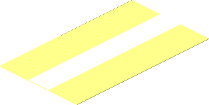 Sticker  3.2 x  1.9 with White Rectangle in Middle