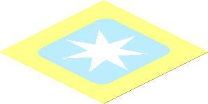 Sticker  1.8 x  1.8 with Maersk Logo