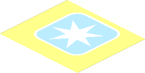 Sticker  3.8 x  4.4 with Maersk Logo