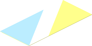 Sticker  3.9 x  1.8 with Maersk Blue/White Diagonal Up Left