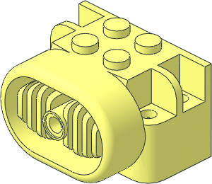Brick  2 x  4 x  2 with Engine Cowling and Freestyle Pinhole