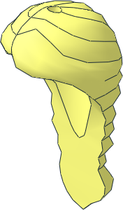 Figure Friends Hair Long with Ponytail French Braided with  3 Pin Holes