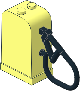 Figure Fuel Pump with Black Hose